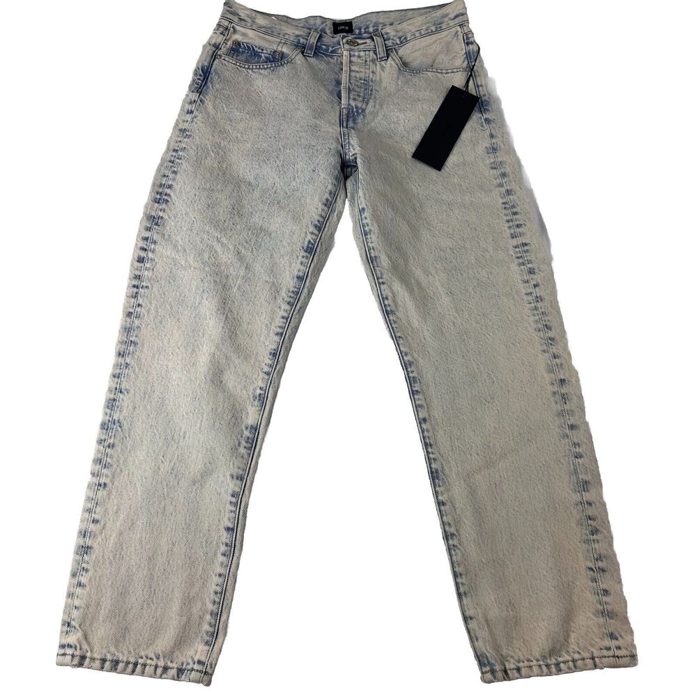 Edwin Womens Jeans 26 Light Blue Straight Leg Hana Ankle In Cielo 2021 ButtonFly